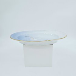 Mgestel Ovalt Fad nr. 18 Med Guldkant 1 sortering  