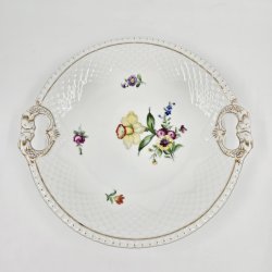 Saksisk Blomst Kagefad nr. 101. sortering 1 