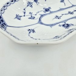 Musselmalet Halvblonde Aflangt Fad nr. 1-714. sortering 1 