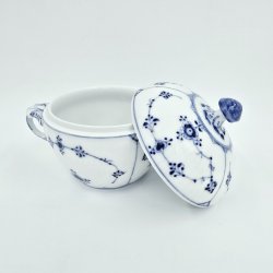 Musselmalet Riflet Sukkerskl nr. 1-245. sortering 1