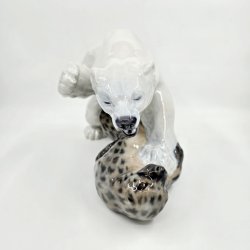 Royal Copenhagen Figur Isbjrn Med Sl nr. 1108. sortering 3 