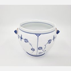 Musselmalet Riflet Urtepotteskjuler nr. 1-125. sortering 3