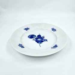 Bl� Blomst Kantet Frokosttallerken nr. 10-8550. sortering 3  