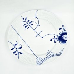 Bl Mega Riflet Middagstallerken nr. 627. sortering 1 