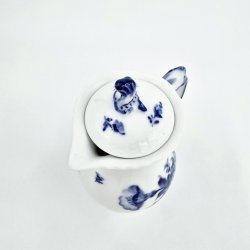 Bl Blomst Svejfet Chokoladekande nr. 10-1508. sortering 1 Sjlden