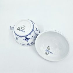 Musselmalet Halvblonde Sukkerskl nr. 1-605. sortering 1  