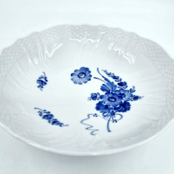Bl� Blomst Svejfet Sk�l nr. 10-1518. sortering 1  