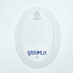 Bl Mega Riflet Oval Tallerken nr. 626. sortering 1  