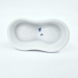 Musselmalet Riflet Dobbelt Saltkar nr. 1-197. sortering 1 Sjlden  