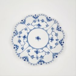 Musselmalet Helblonde Underfad Til Frugtkurv nr. 1-1062. sortering 1 