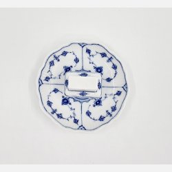 Musselmalet Riflet Tndstikske Holder nr. 1-136. sortering 1 