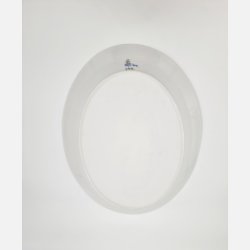 Musselmalet Halvblonde StortOvalt fad nr. 1-629. sortering 1