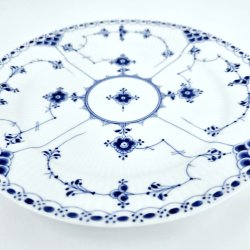 Musselmalet Halvblonde Middagstallerken nr. 1-577. sortering 1  