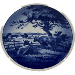 Royal Copenhagen Miniature Plate Dansk Landskab 64-2010 