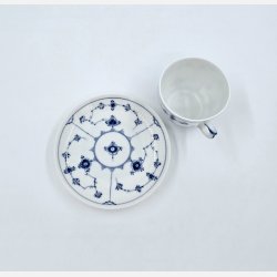 Bing &amp; Grndahl Musselmalet Riflet Kaffekop 1 sortering 