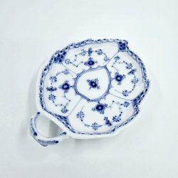 Musselmalet Halvblonde Blad Asiet nr. 1-547. sortering 1  