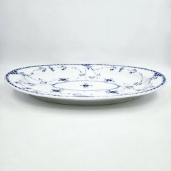 Musselmalet Halvblonde StortOvalt fad nr. 1-629. sortering 2  