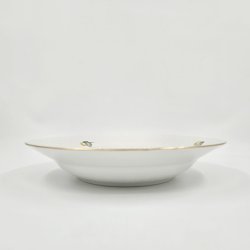 Erantis Dyb Tallerken nr. 22 Med Guldkant 1 sortering