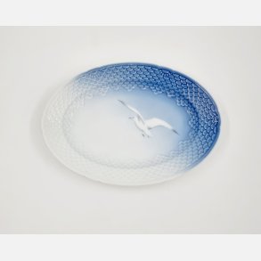 Mgestel Ovalt fad nr. 17 Uden Guldkant 2 sortering 