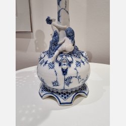 Musselmalet Helblonde Kandelaber nr. 1006. sortering 1 