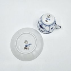 Musselmalet Halvblonde Kaffekop nr. 1-756. sortering 1 