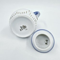 Mgestel Kuvert Kaffekande nr. 184 Med Guldkant 2 sortering Sjlden 