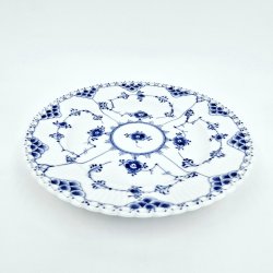 Musselmalet Helblonde Kagetallerken nr. 1-1087. sortering 1