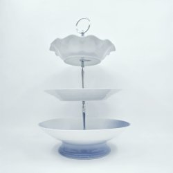 Mgestel 3 Etagers Opsats Uden Guldkant 