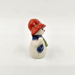 Royal Copenhagen Figur Snemand Pige Med Juletr� nr. 772. sortering 1