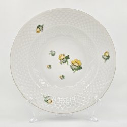 Erantis Dyb Tallerken nr. 22 Med Guldkant 1 sortering