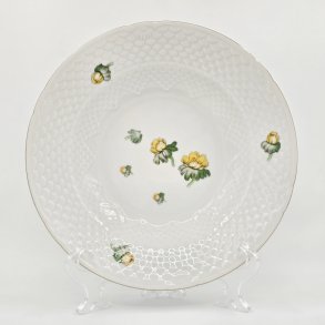 Erantis Dyb Tallerken nr. 22 Med Guldkant 1 sortering