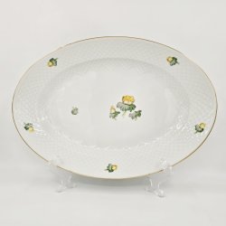 Erantis Ovalt Fad nr. 15 Med Guldkant 1 sortering  