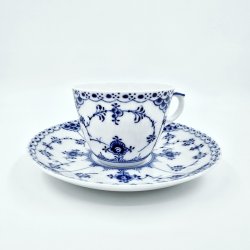 Musselmalet Halvblonde Kaffekop nr. 1-703. sortering 1 Sjlden