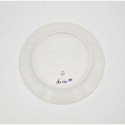 Musselmalet Riflet Middagstallerken nr. 1-183. sortering 1