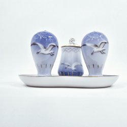 Mgestel Plate De Menage nr. 52D Med Guldkant 1 sortering  