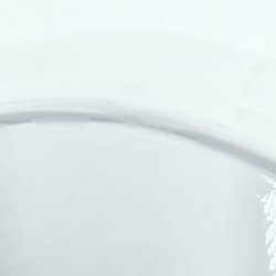 Bl� Blomst Kantet Stort Rundt Fad nr. 10-8544. sortering 1 Sj�ldent 