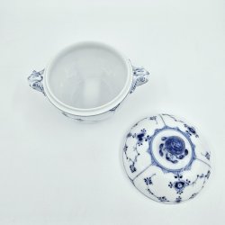 Musselmalet Riflet Sukkerskl nr. 1-245. sortering 1