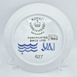 Sort Mega Riflet Middagstallerken nr. 627. sortering 2 