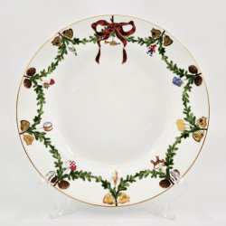 Royal Copenhagen Stjerne Rflet Jul Frokosttallerken nr. 622. sortering 1