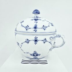 Musselmalet Riflet Sukkerskl nr. 1-245. sortering 1