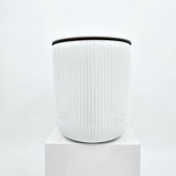 Hvid Riflet Krukke nr. 558. sortering 1 