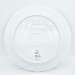 Bl� Blomst Flettet Stort Rundt Fad nr. 10-8011. sortering 2 