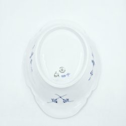 Musselmalet Riflet Salatfad nr. 1-2014. sortering 1 Meget Sj�ldent 