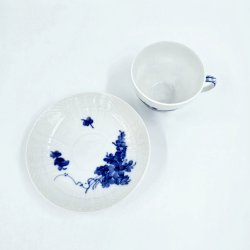 Bl� Blomst Svejfet Kaffekop nr. 10-1549. sortering 1 