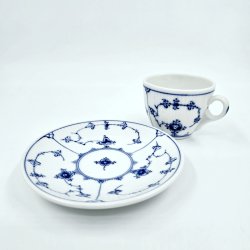 Musselmalet Riflet Kop nr. 2238. sortering 2 Hotelporceln 