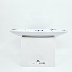 Musselmalet Riflet Oval asiet nr. 356. sortering 2 