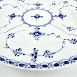 Musselmalet Halvblonde Middagstallerken nr. 1-704. sortering 2 