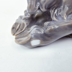 Royal Copenhagen Figur Faun Med Papegje nr. 752. sortering 3 