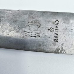 Musselmalet Riflet Kniv 