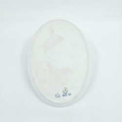  Musselmalet Riflet Oval Bakke nr. 1-2154. sortering 1  